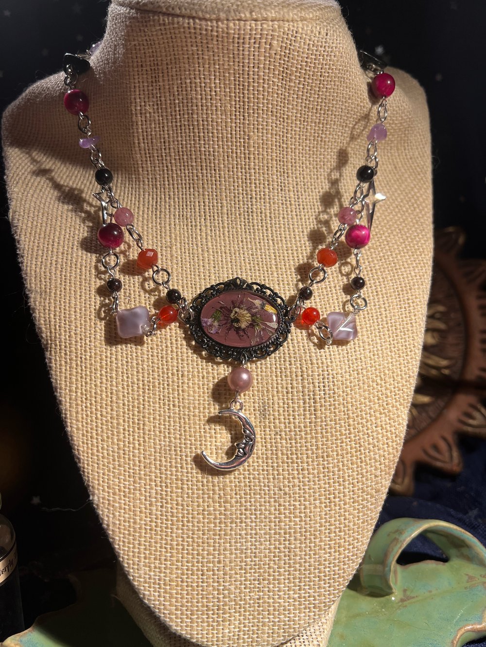 Image of Cherry Coloured Funk Necklace