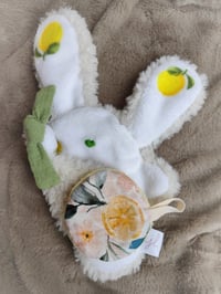 Image 2 of Duo doudou Inséparable et sa petite Lune Citrons 🍋