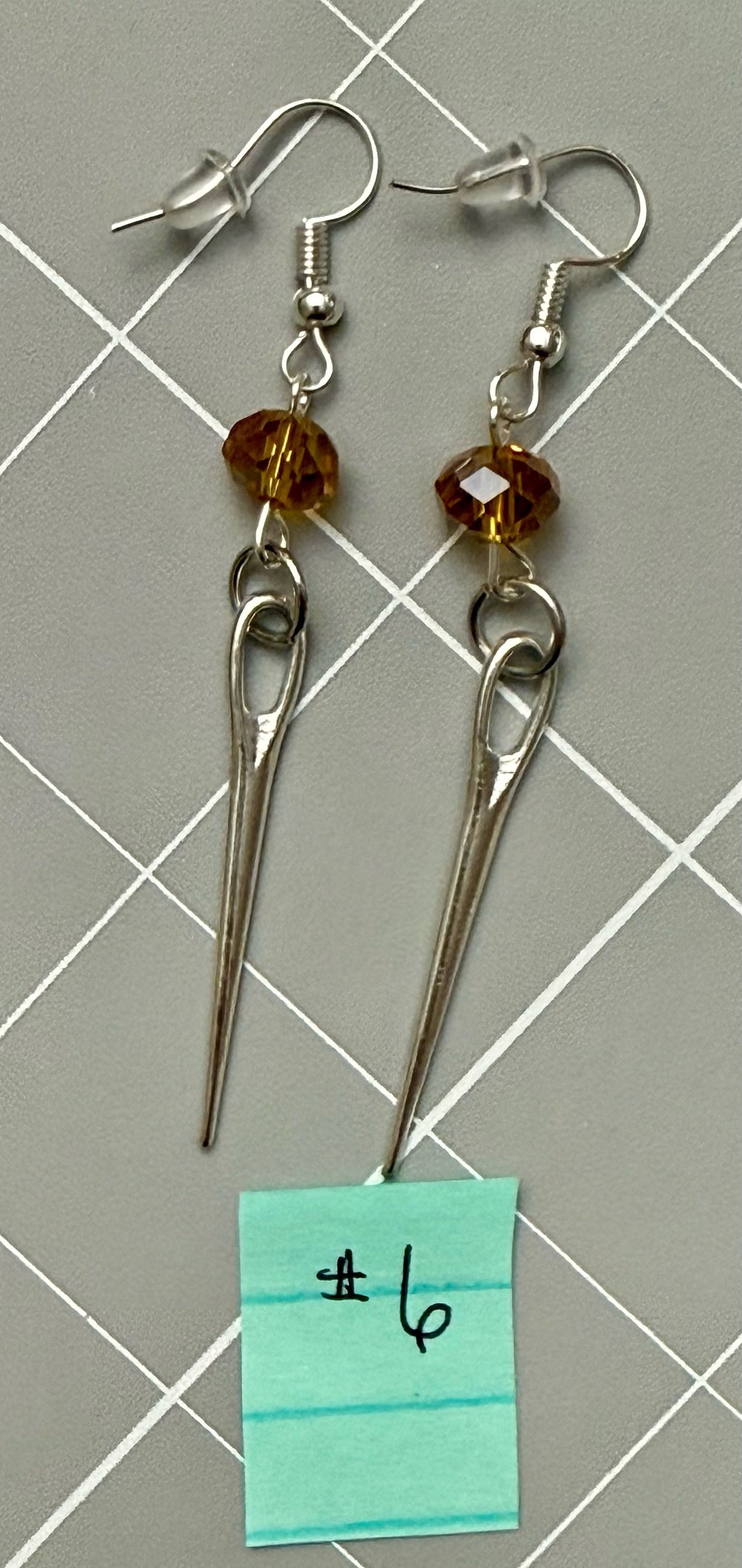 Image of Sewing Needle Earrings