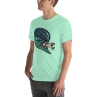 Image 22 of Artbot Alien Bent Back Light-Colored Unisex t-shirt