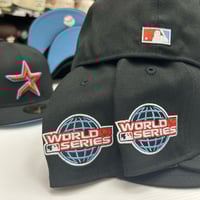 Image 3 of New Era 59Fifty Black Sky Blue OG WS05