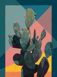 Foothills 1 - 18x24" Acrylic on wood panel