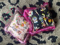 Image 12 of pink Pinup Girl with leopard print Cushion cover