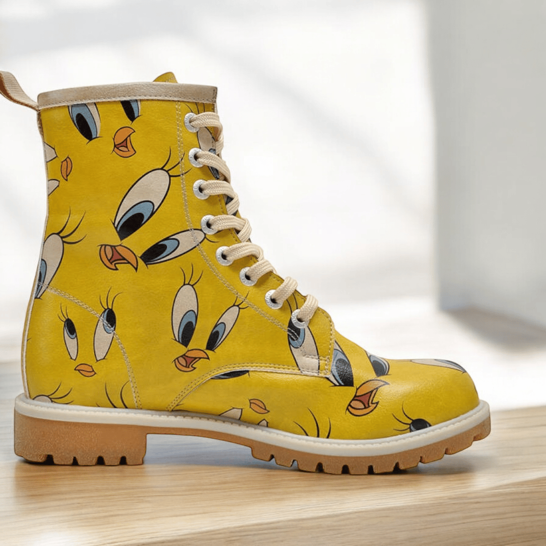 WB Dogo Long Boot Tweety In Yellow148 | Davinci Shoes
