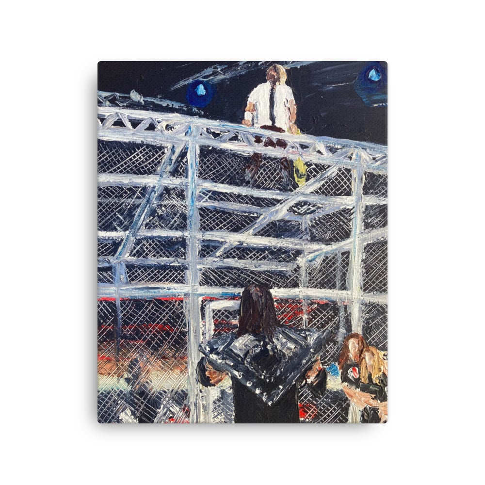 Image of Cage match canvas prints 16” x 20”