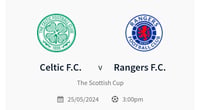 Scottish Cup Final Draw