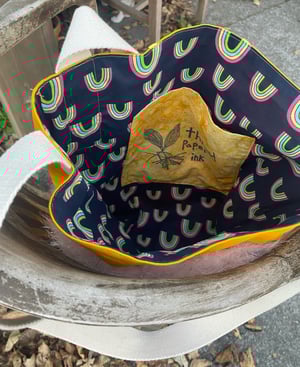 Image of Yellow With Space Ships Tote Bag
