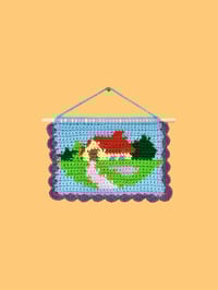Crochet Tapestry - Little House
