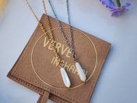 Image 3 of Mother of Pearl Stainless Steel Necklace