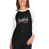 SouthSide Game Day - Unisex Black 3/4 Sleeve Raglan Tee