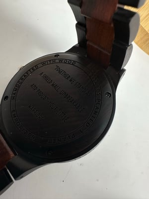 Image of Emporizen Vegvisir Wooden Watch Ancient Norse