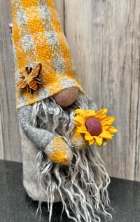 Image 4 of Harris Tweed Wee check Bee Gnome