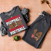 Football Mom Sweat Sets (chose your school colors and # )