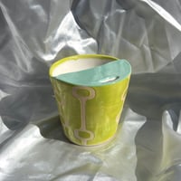 Image 1 of Chartreuse & Aqua SM Travel Cup