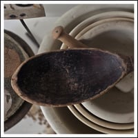 Image 4 of XL Antique Farmhouse wooden spoon