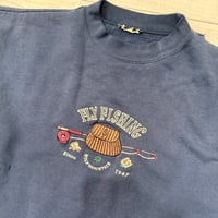 Image 2 of Vintage Fly Fishing Basket Crewneck - 