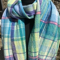 Image 2 of Rosemorran Stream lambswool scarf