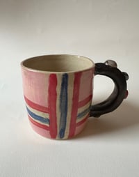 Image 1 of Pink stripe mug