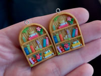Image 4 of Magical Bookshelf Earrings/Necklace