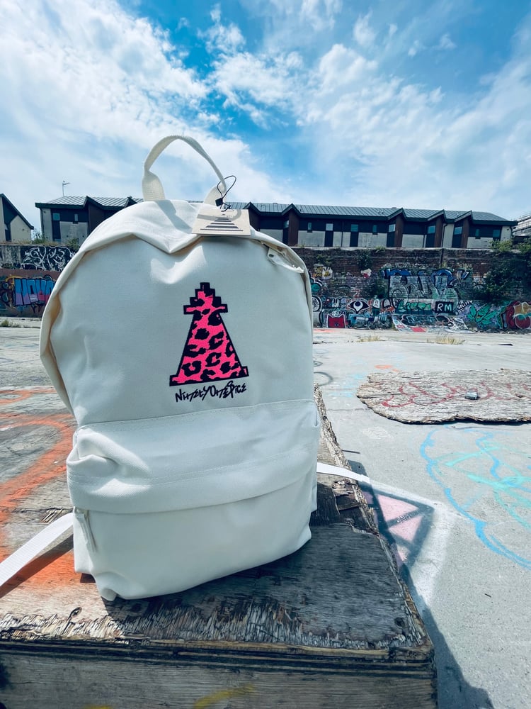 Image of Off White Leopard Backpack