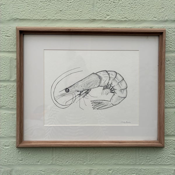 Image of £50 originals - big Shrimp , pointillism