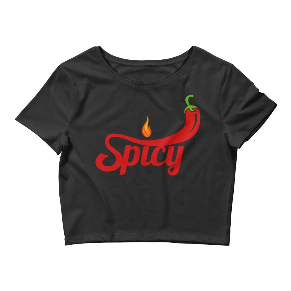 Image of (SPICY) Women’s Crop Tee