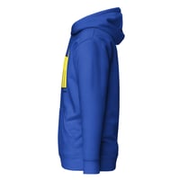 Image 4 of Blue Yellow Dog Hoodie Adult 