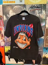 Image 1 of 1991 Cleveland Indians Tshirt Medium 