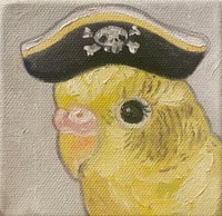 Image 1 of pirate hat birb