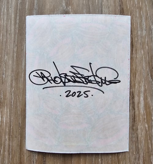 Image of Original Drawn on Label ...