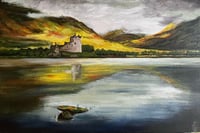 Image 1 of Kilchurn Castle, Acrylic Paint on Canvas 