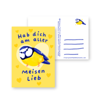 Meisen lieb Postkarten (neu)