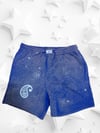 Blue Galaxy Paisley Shorts