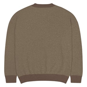 Image of Relaxed Fit Knitted Crew Neck Sweater