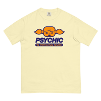 PSYCHIC garment-dyed heavyweight t-shirt [butter]