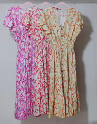 Daisy - V Neck Midi Dress 