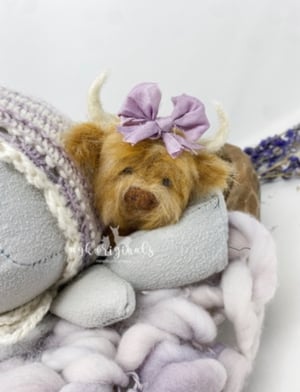 Image of Highland cow lovey preorder 