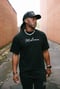 Image of Black T (Embroidered)