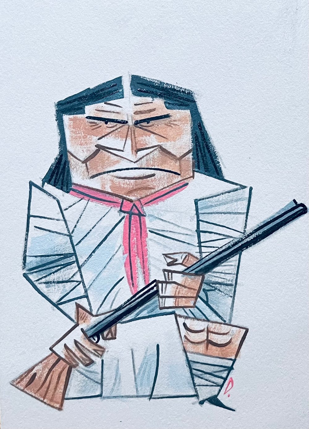 Caricature 4 - Geronimo