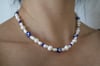 Evil Eye Freshwater Pearl Necklace