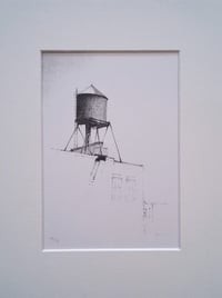 Image 1 of Graphite Water Tower Drawing 04025