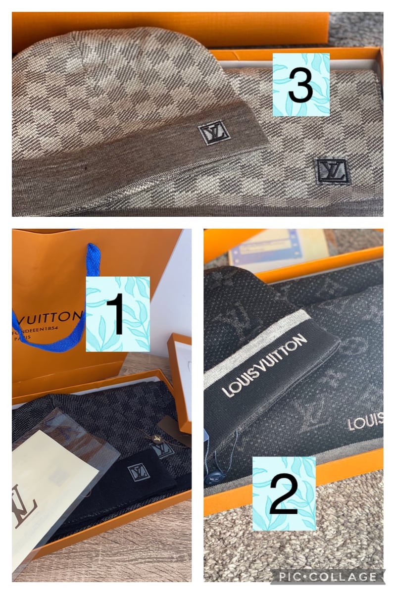 Lv scarf and beanie multiple colours