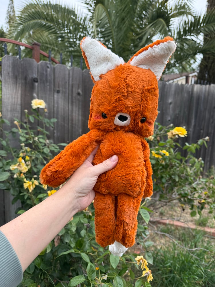 Image of Floppy fox with sparkle