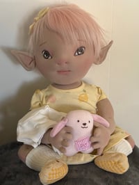Image 1 of Morgan, 24” Fairy Girl & Puppy