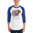 Image 5 of 3/4 Sleeve Raglan Arowana Shirt