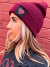 Bob beanie, Harriet heart - adult
