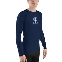 Image 2 of RXI Logo Men's Navy Rash Guard