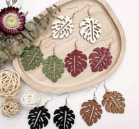 5 pairs Bohemian Leaf Earrings 