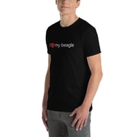 Image 3 of Beagle Unisex T-Shirt, black