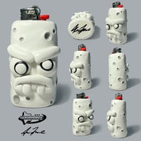 Image 1 of Spooky Doodle Bob 1 Of 1 Clay Lighter Case